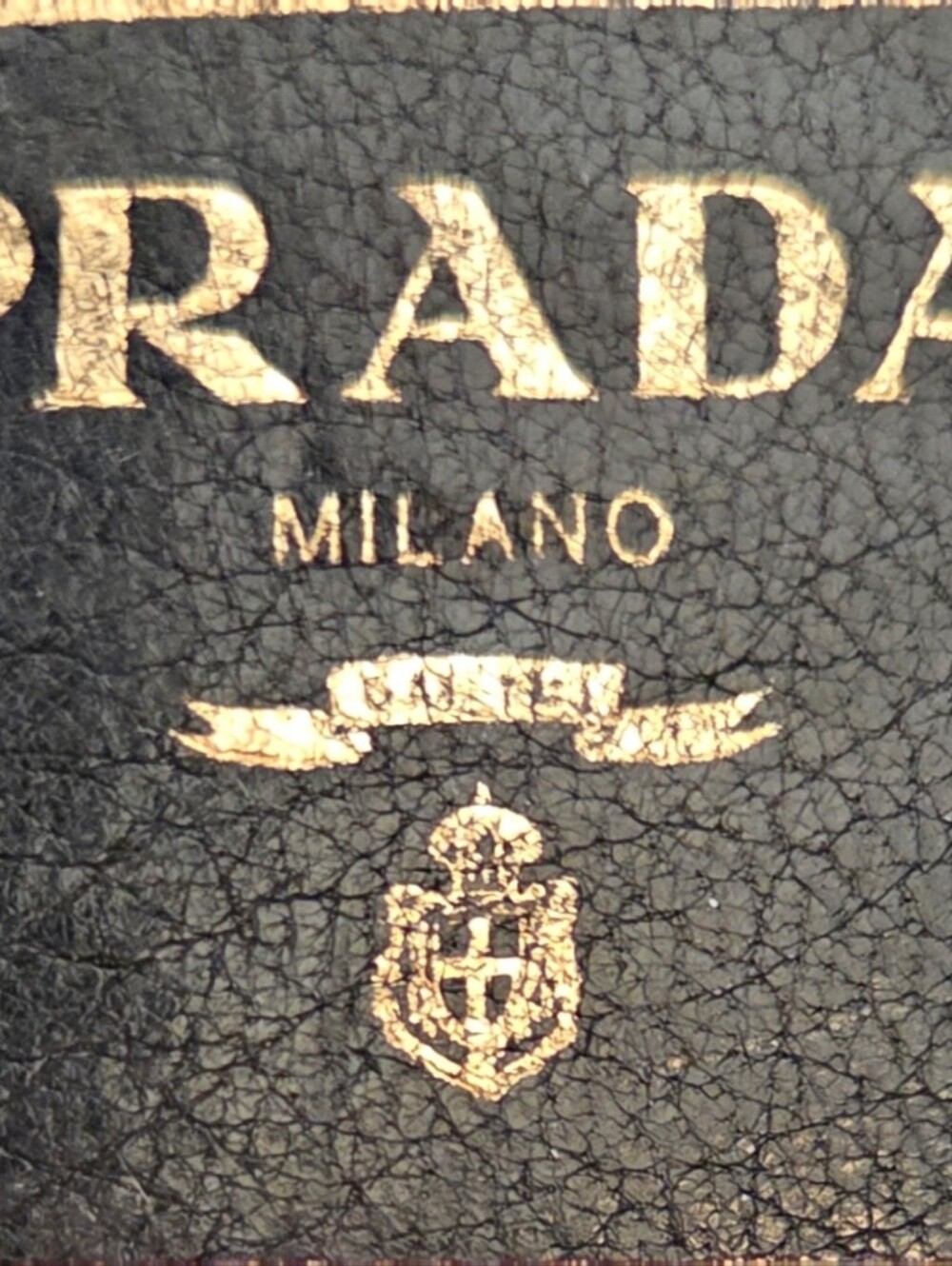 Prada Milano Sacca 2 Manici Cervo Leather Shoulder Bag - Picture 3 of 16